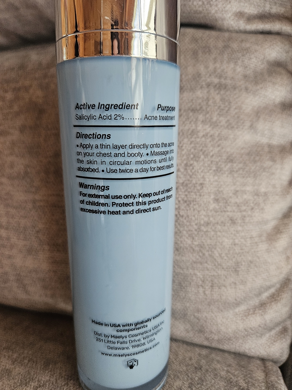 Maelys B-Lucid Acne Gel & So-Flawless Body Perfector Duo - Blue & Lime Green - Picture 6 of 6
